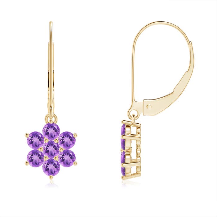 A - Amethyst / 0.84 CT / 14 KT Yellow Gold