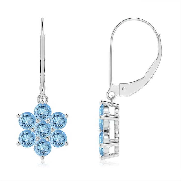 AAAA - Aquamarine / 1.4 CT / 14 KT White Gold