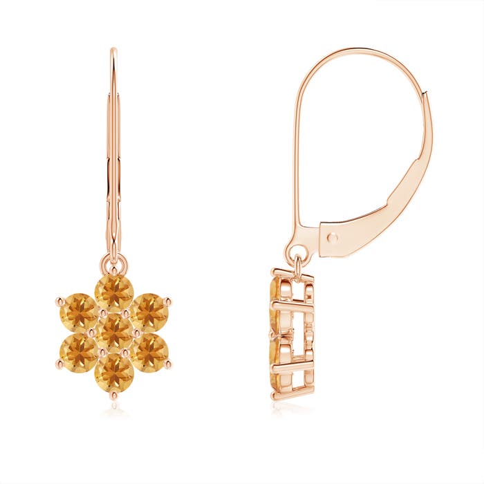 A - Citrine / 0.84 CT / 14 KT Rose Gold