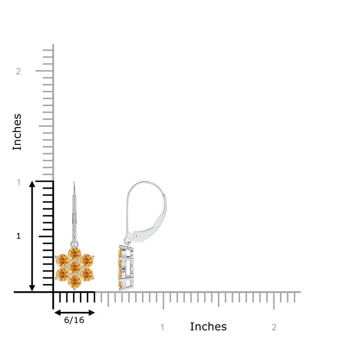 A - Citrine / 1.4 CT / 14 KT White Gold