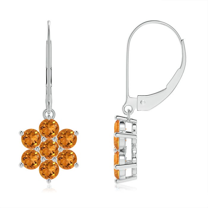 AAA - Citrine / 1.4 CT / 14 KT White Gold