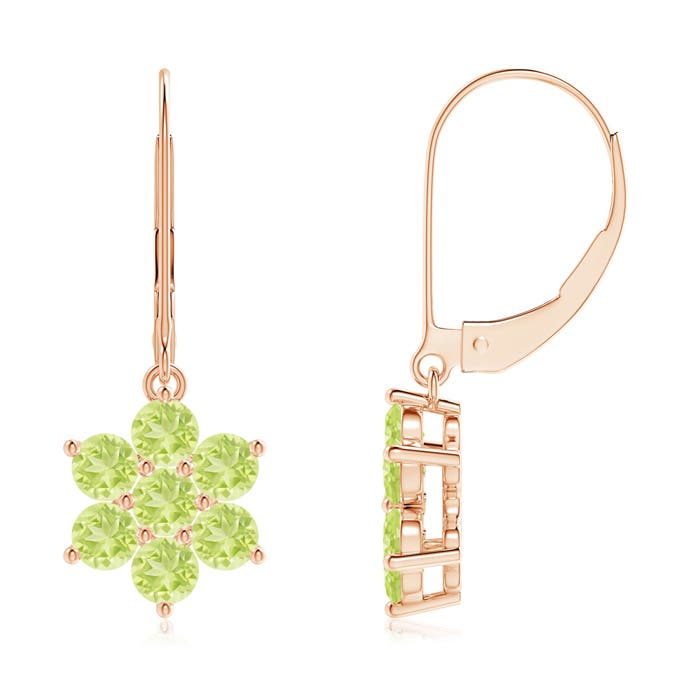 A - Peridot / 1.68 CT / 14 KT Rose Gold