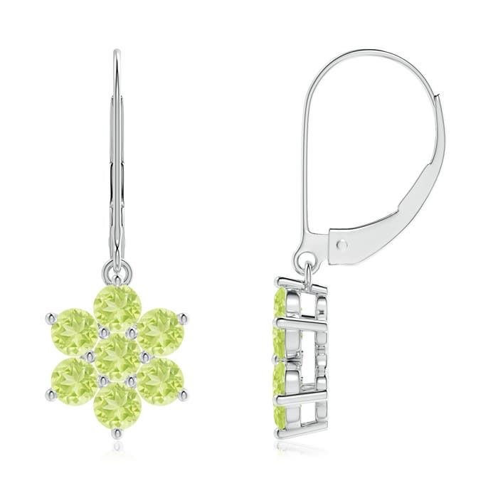 A - Peridot / 1.68 CT / 14 KT White Gold