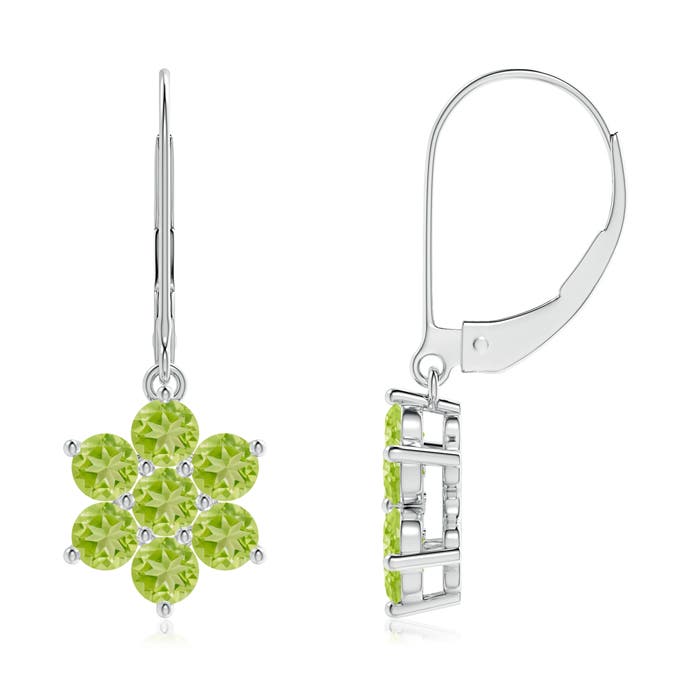 AA - Peridot / 1.68 CT / 14 KT White Gold