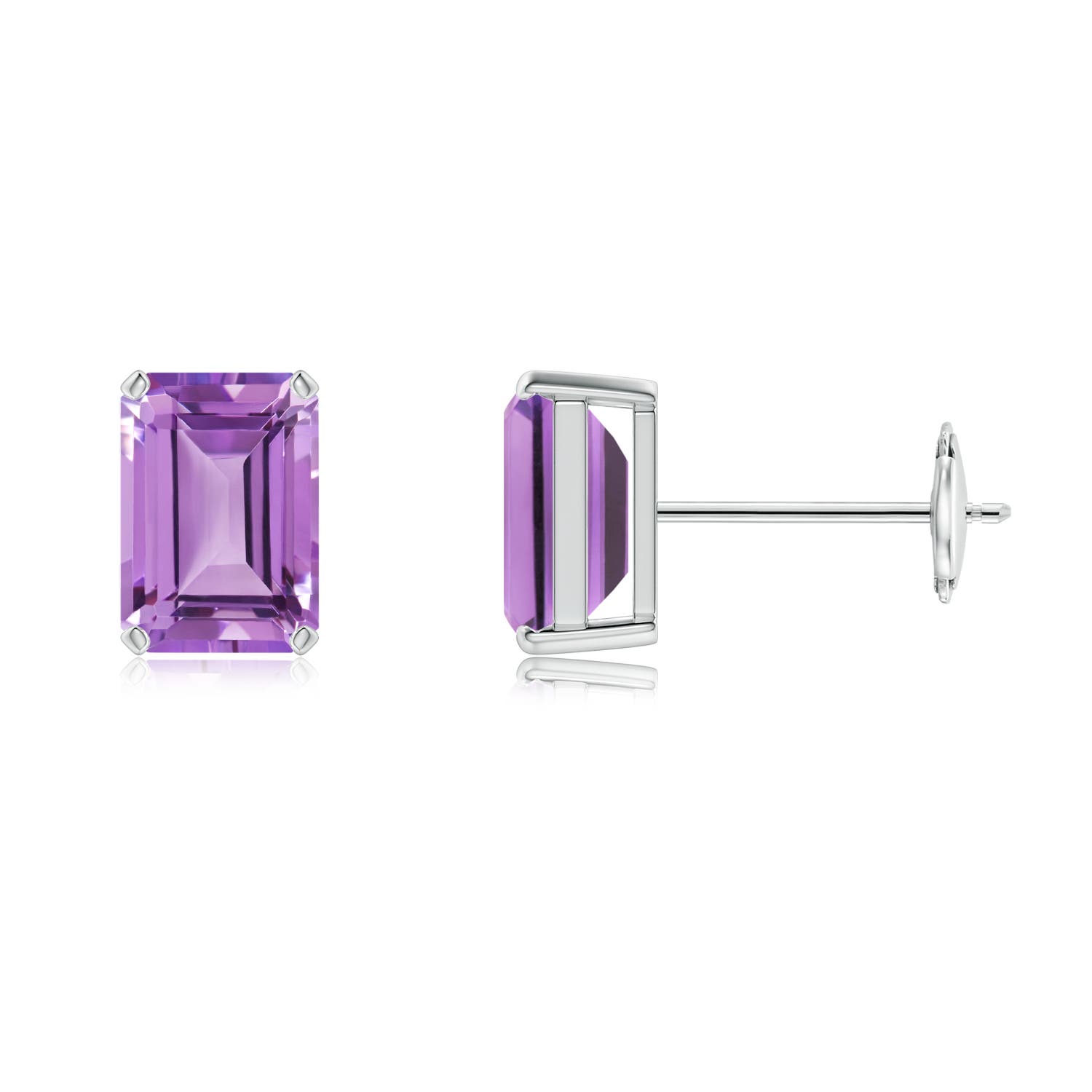 A - Amethyst / 1.8 CT / 14 KT White Gold