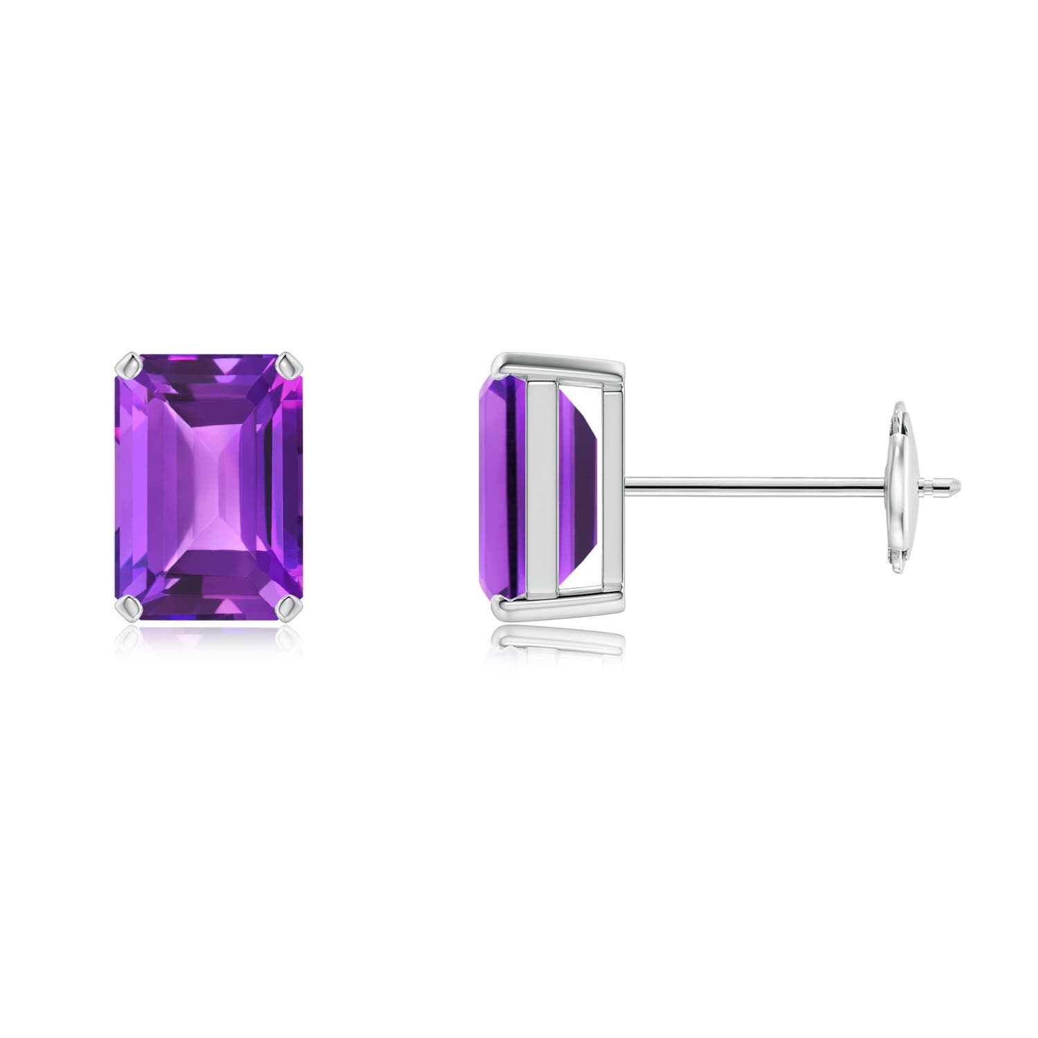 AAA - Amethyst / 1.8 CT / 14 KT White Gold