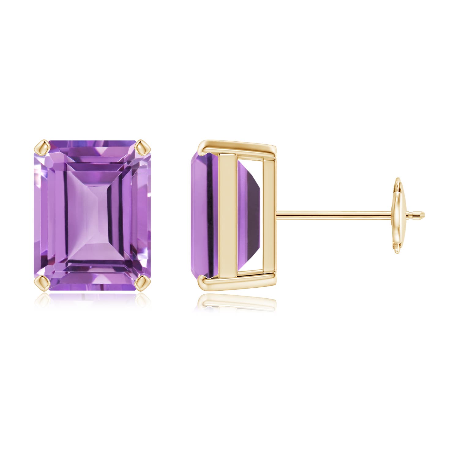 A - Amethyst / 4.4 CT / 14 KT Yellow Gold