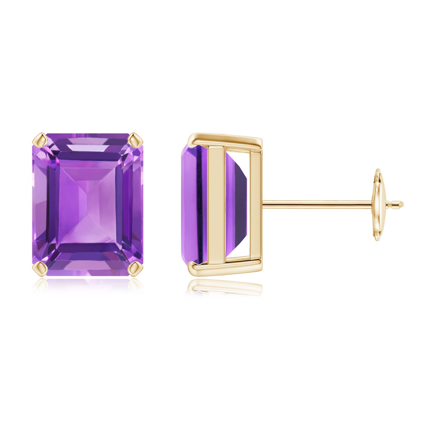 AA - Amethyst / 4.4 CT / 14 KT Yellow Gold