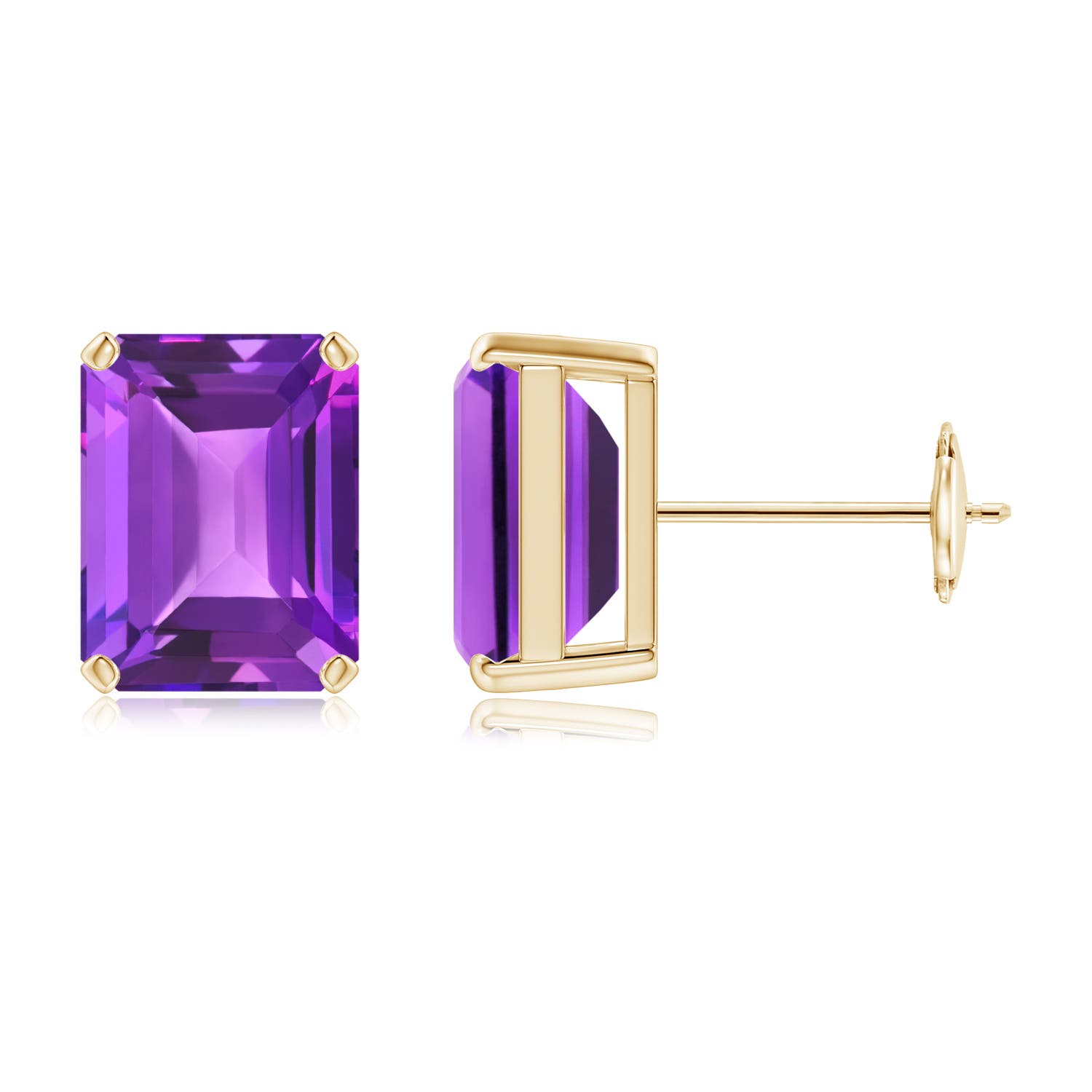 AAA - Amethyst / 4.4 CT / 14 KT Yellow Gold