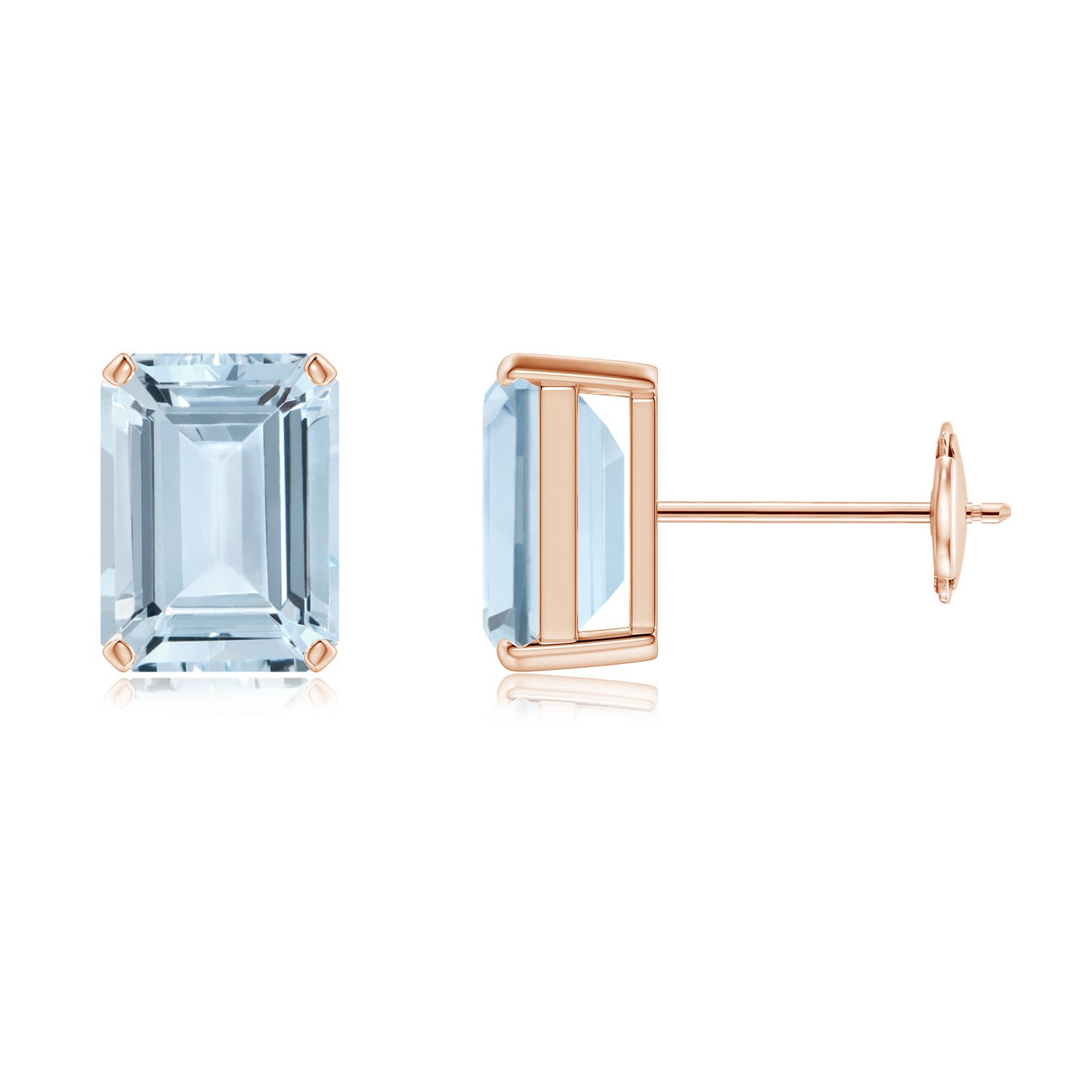 A - Aquamarine / 2.7 CT / 14 KT Rose Gold