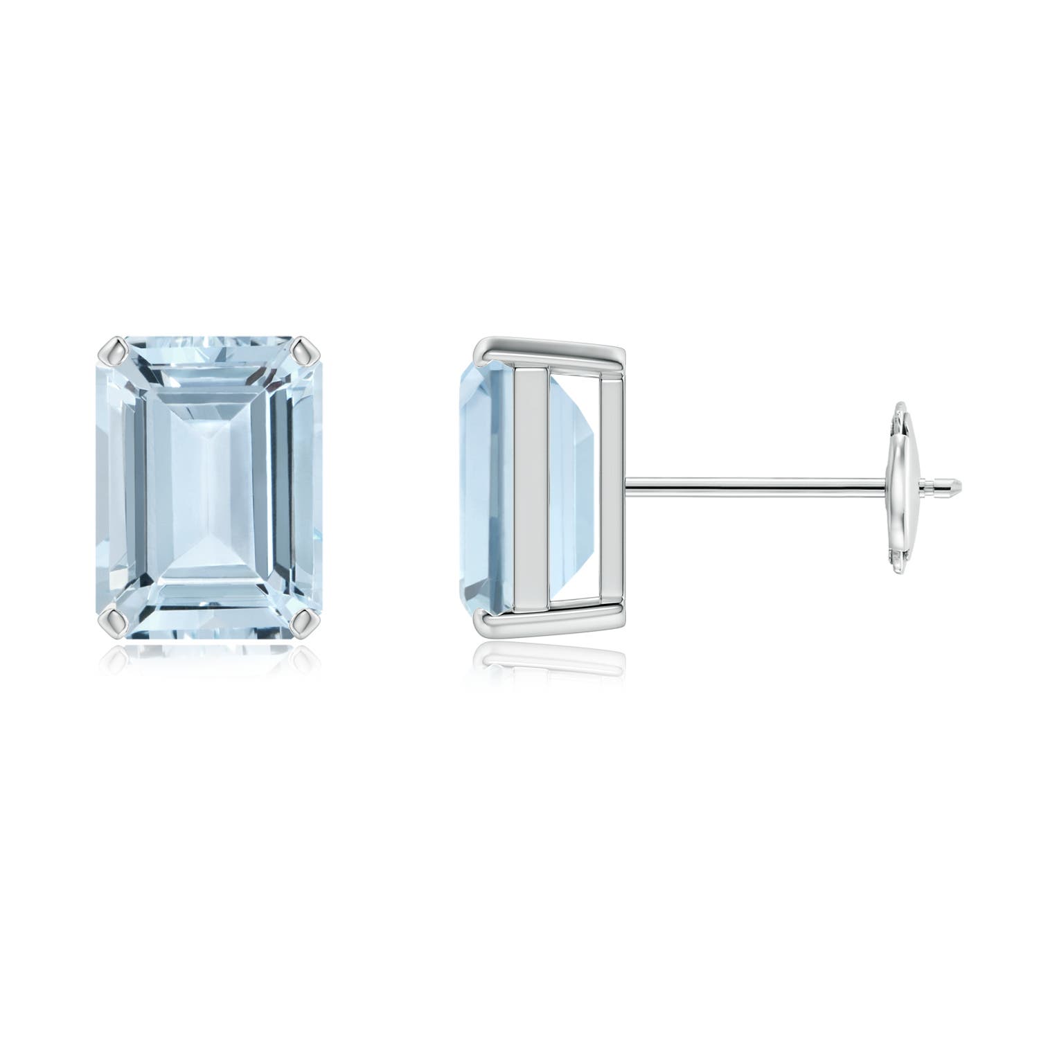 A - Aquamarine / 2.7 CT / 14 KT White Gold