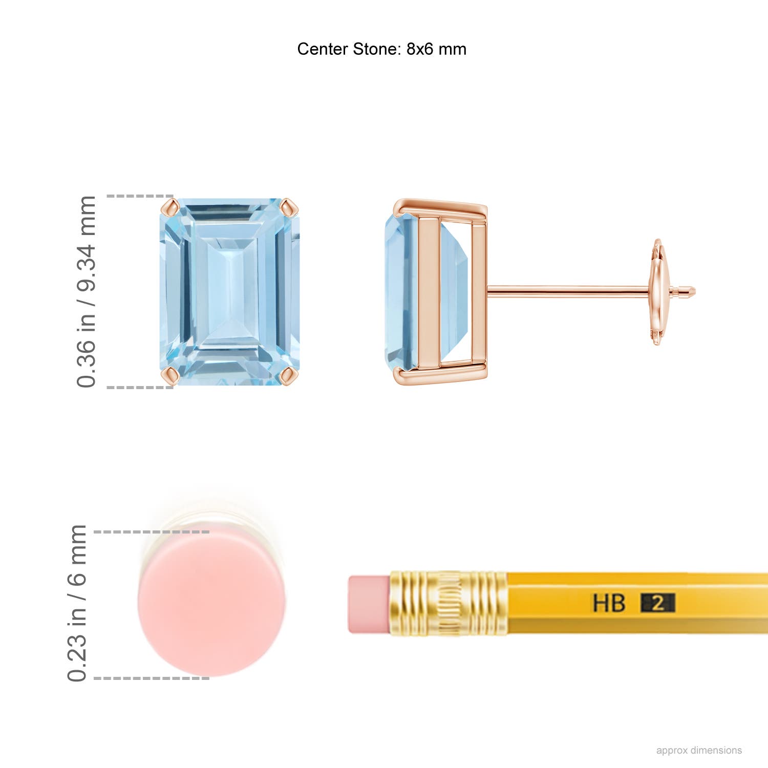 AA - Aquamarine / 2.7 CT / 14 KT Rose Gold