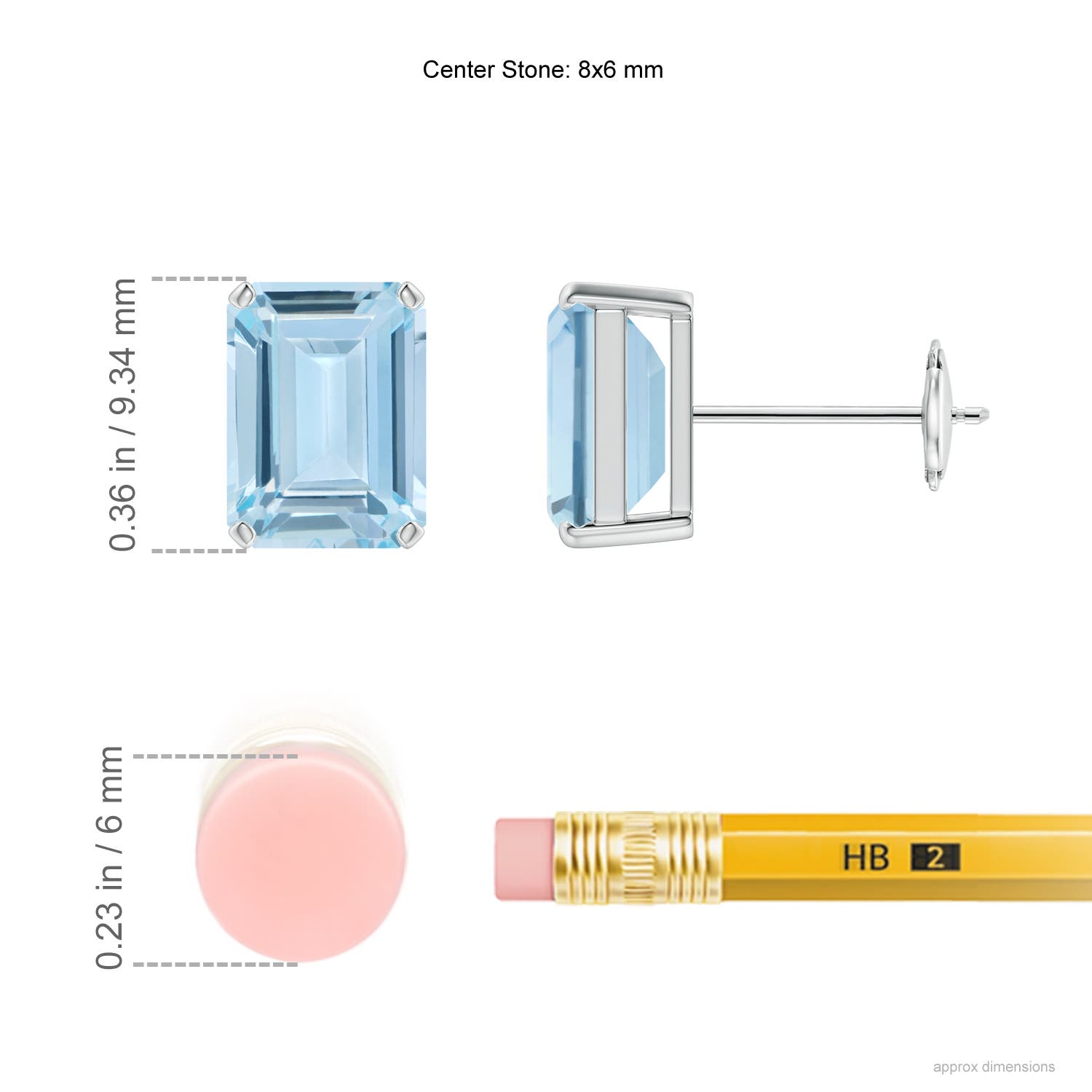 AA - Aquamarine / 2.7 CT / 14 KT White Gold