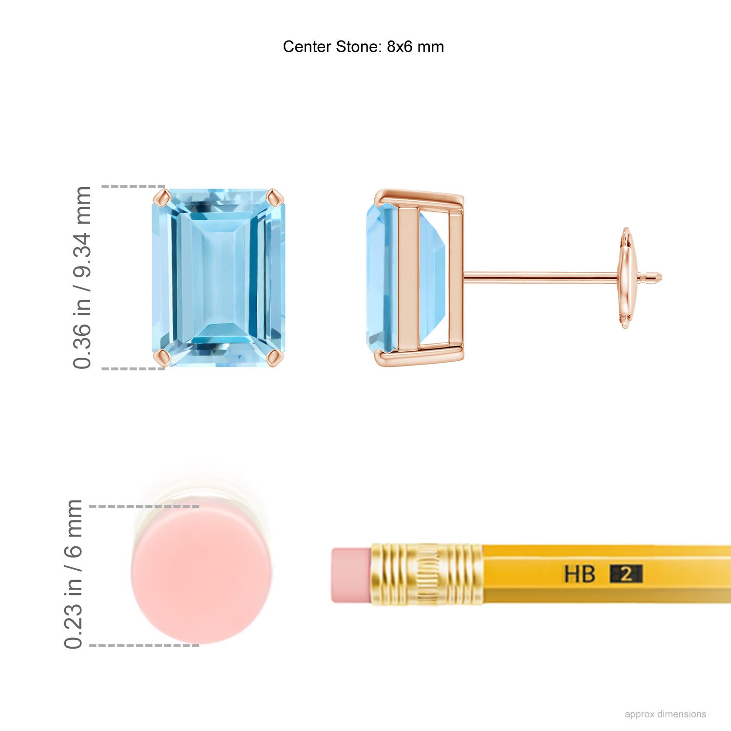 AAAA - Aquamarine / 2.7 CT / 14 KT Rose Gold