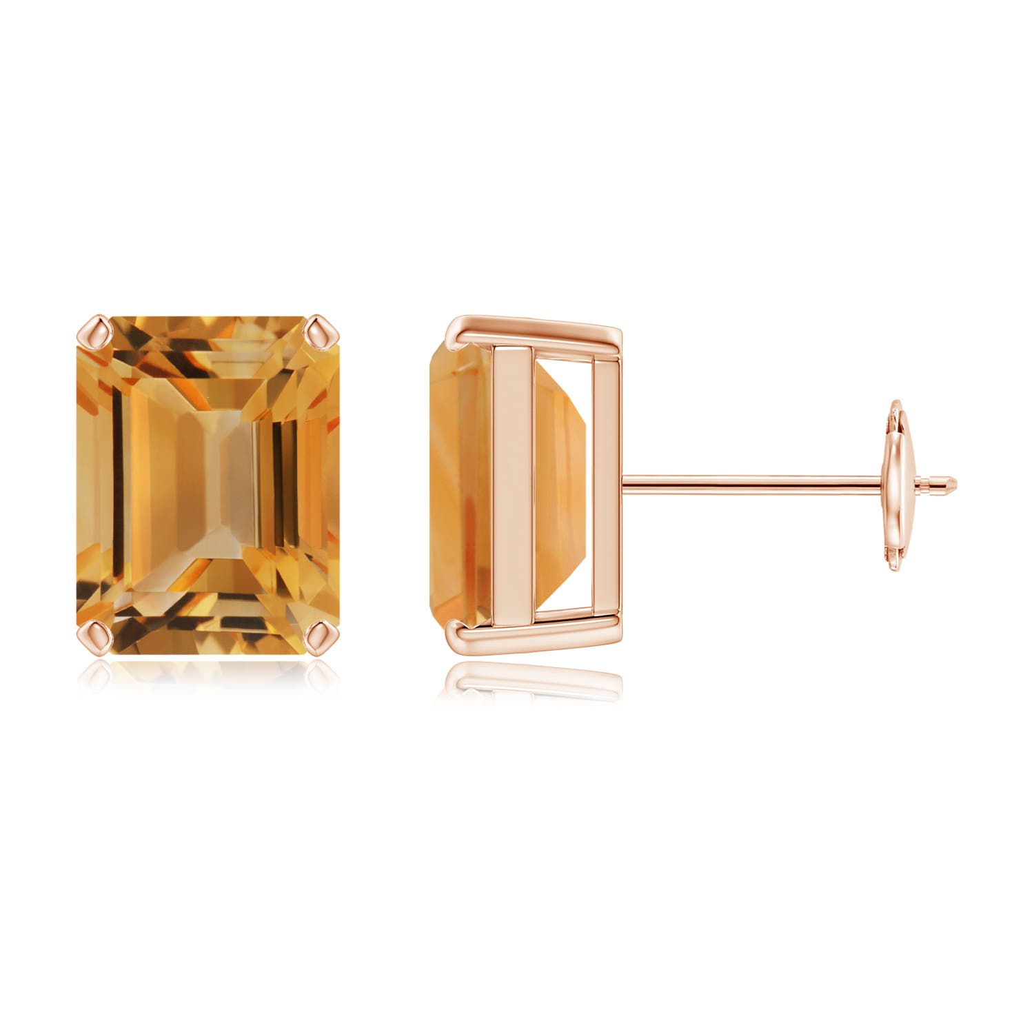 A - Citrine / 4.2 CT / 14 KT Rose Gold