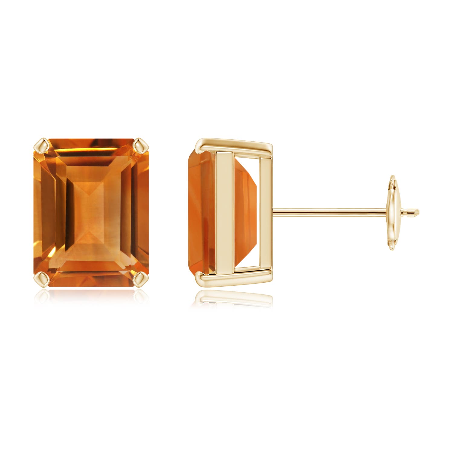 AAA - Citrine / 4.2 CT / 14 KT Yellow Gold