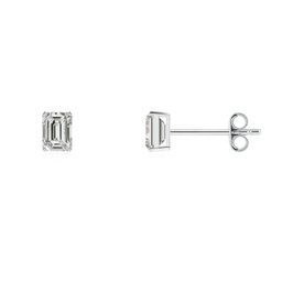 Classic Silver Diamond Earrings