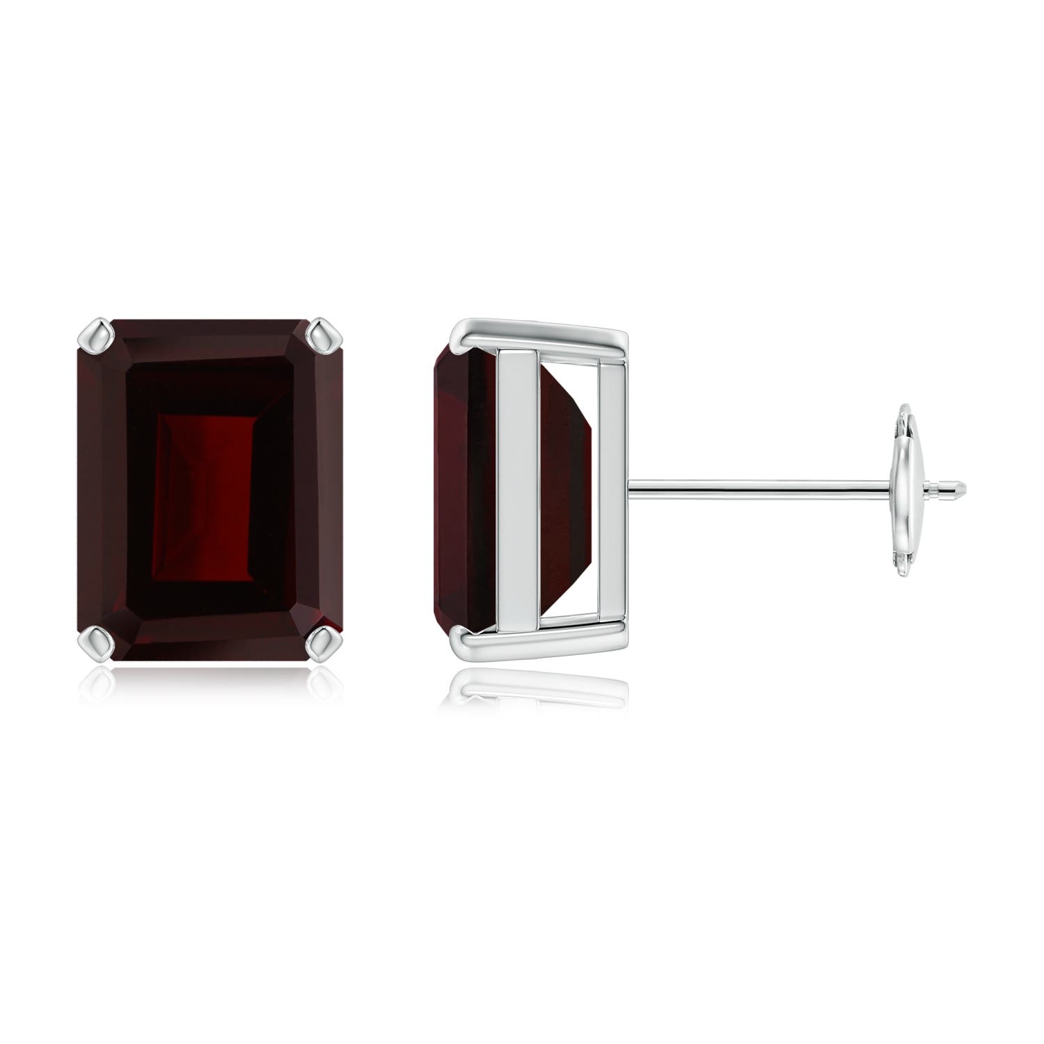 A - Garnet / 5.6 CT / 14 KT White Gold