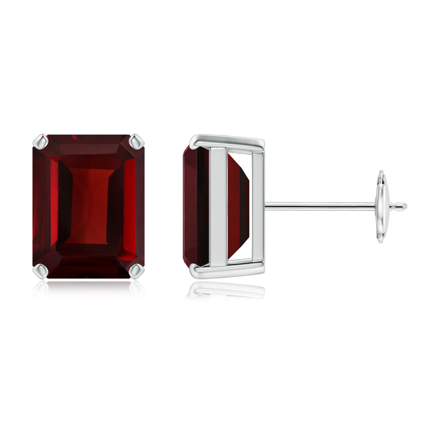 AAA - Garnet / 5.6 CT / 14 KT White Gold