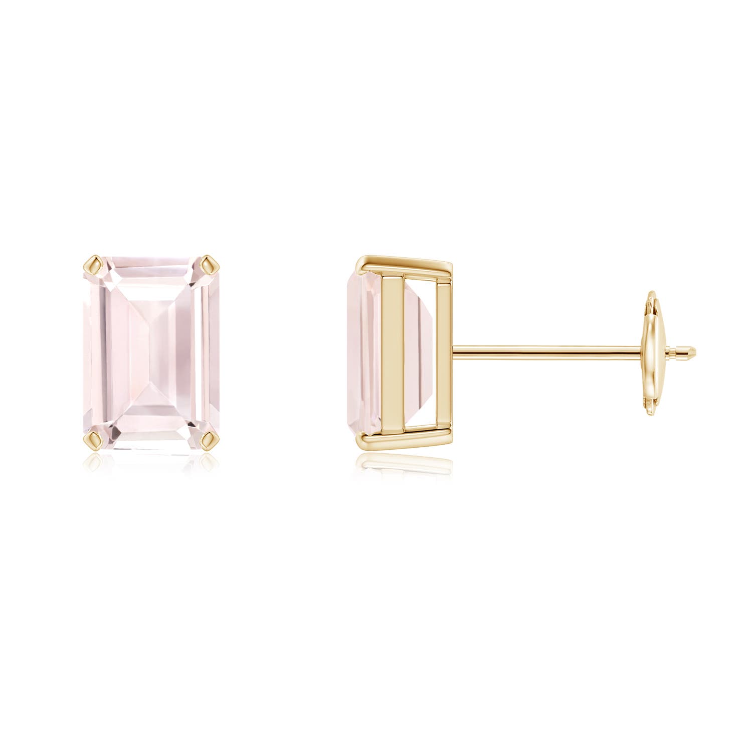 A - Morganite / 1.8 CT / 14 KT Yellow Gold