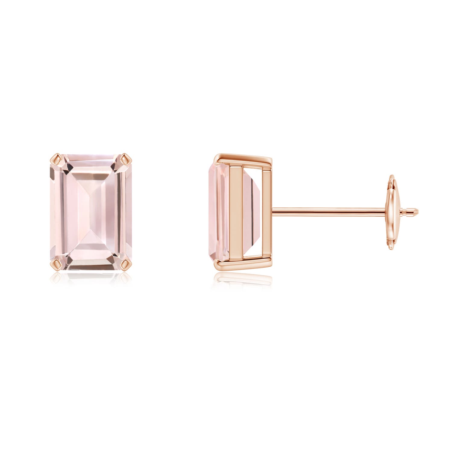 AA - Morganite / 1.8 CT / 14 KT Rose Gold