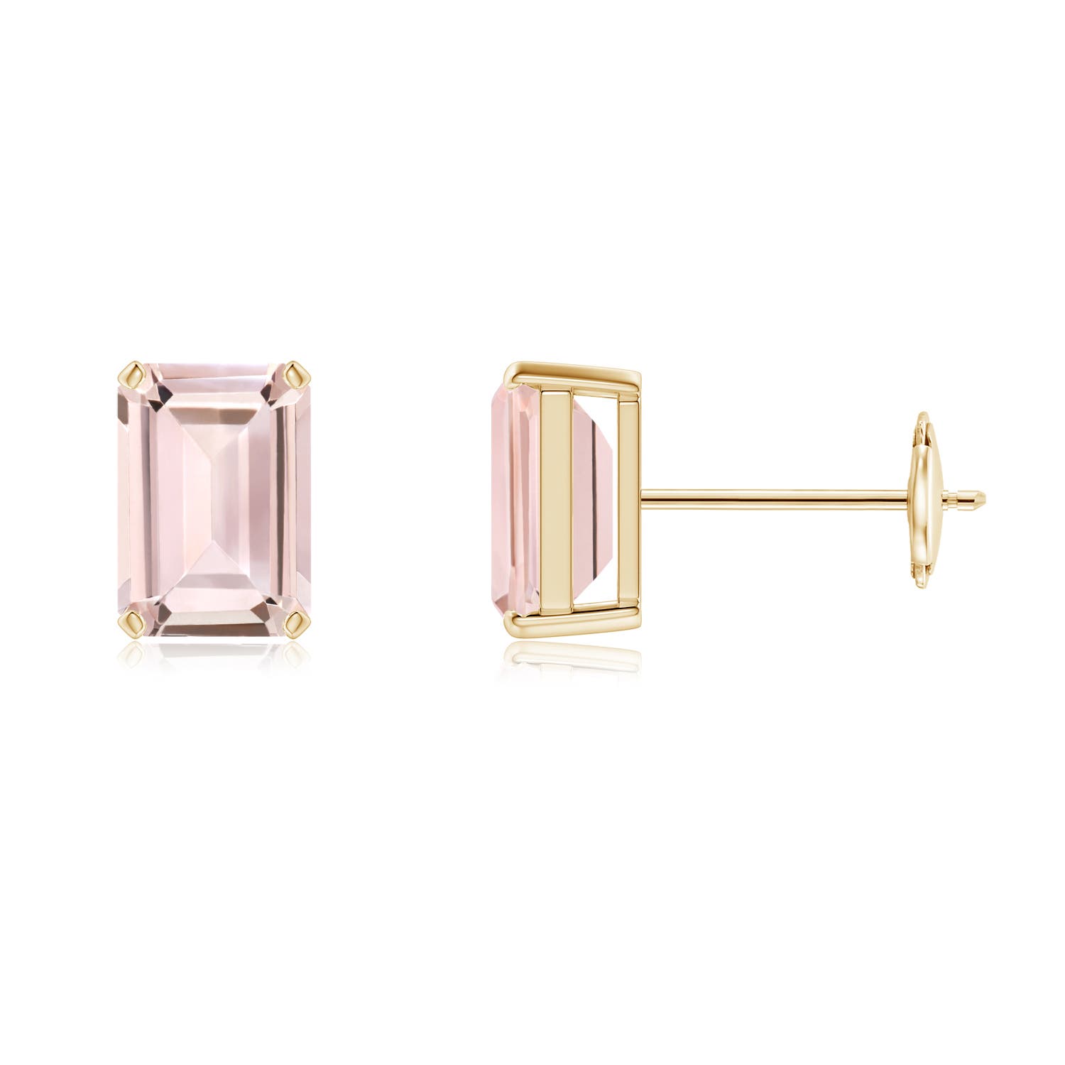 AA - Morganite / 1.8 CT / 14 KT Yellow Gold