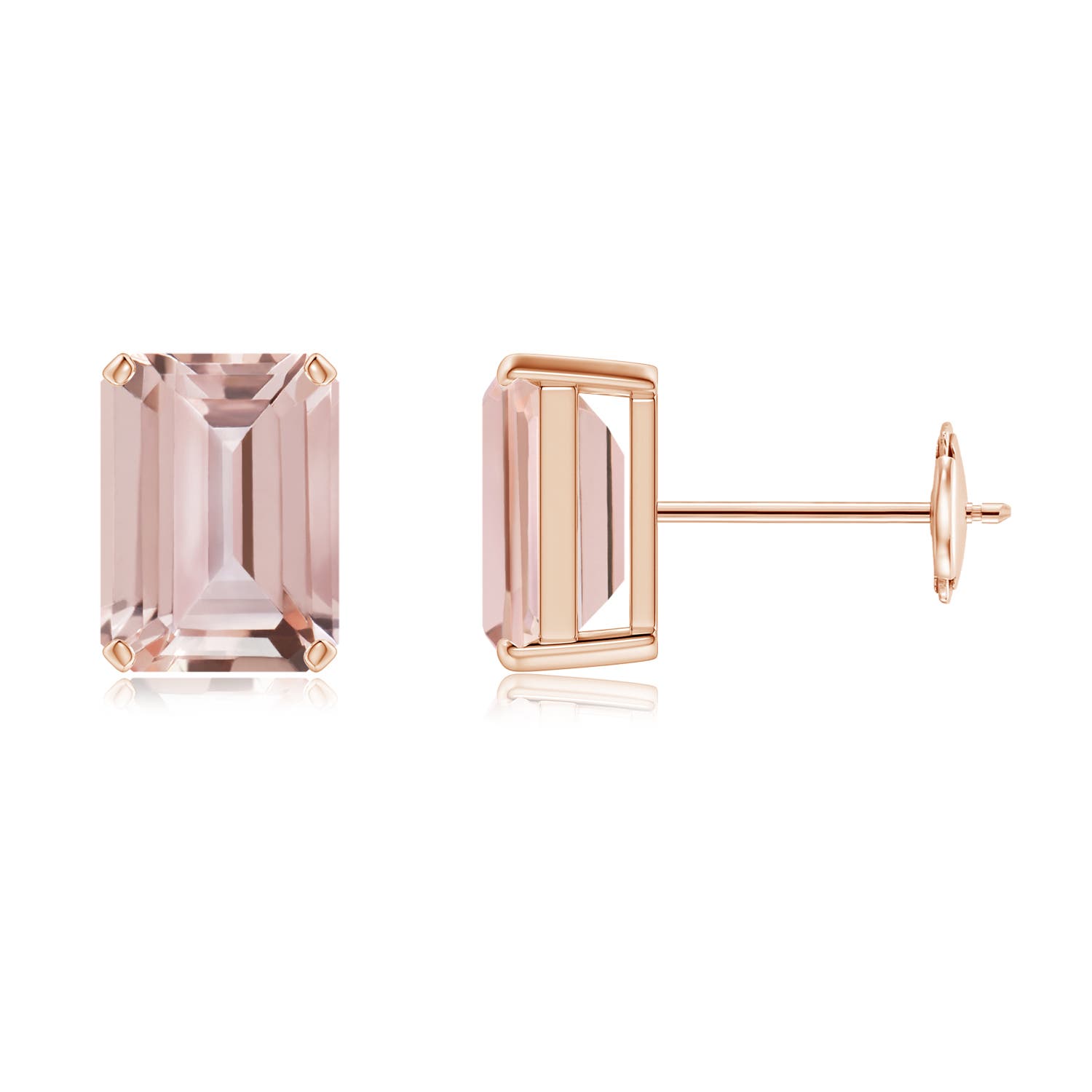 AAA - Morganite / 2.8 CT / 14 KT Rose Gold