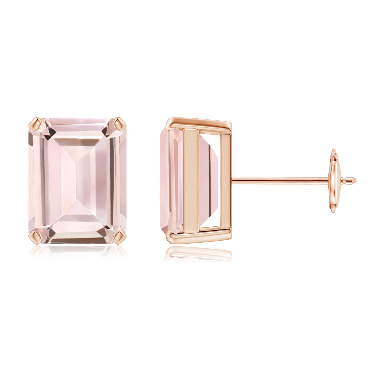 AA - Morganite / 4.1 CT / 14 KT Rose Gold