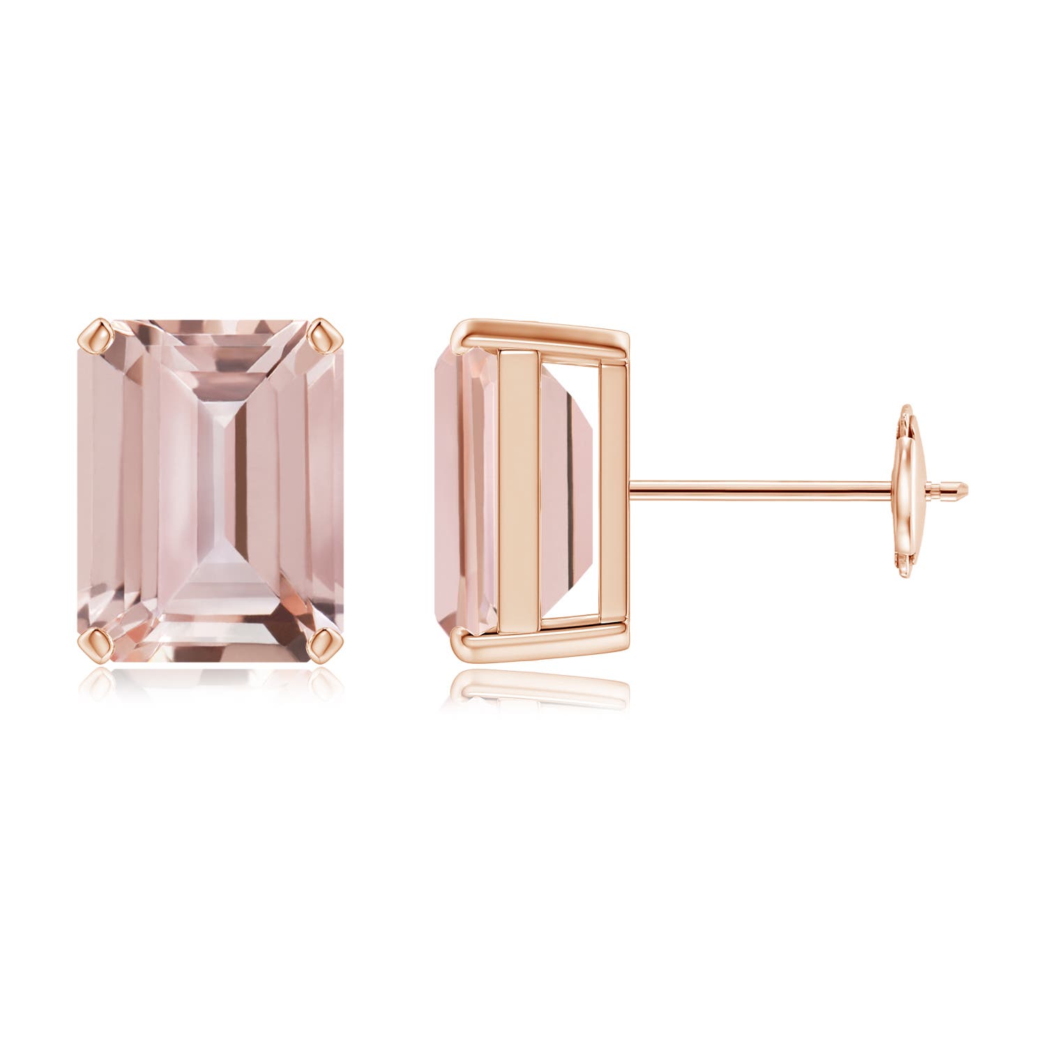 AAA - Morganite / 4.1 CT / 14 KT Rose Gold