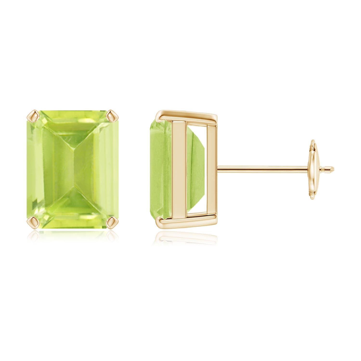 A - Peridot / 4.7 CT / 14 KT Yellow Gold