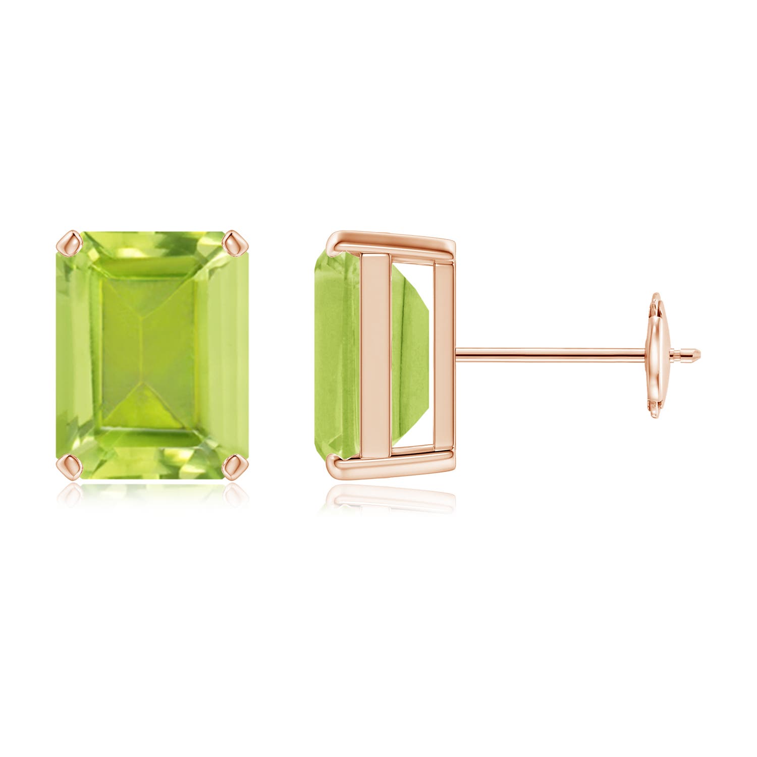 AA - Peridot / 4.7 CT / 14 KT Rose Gold