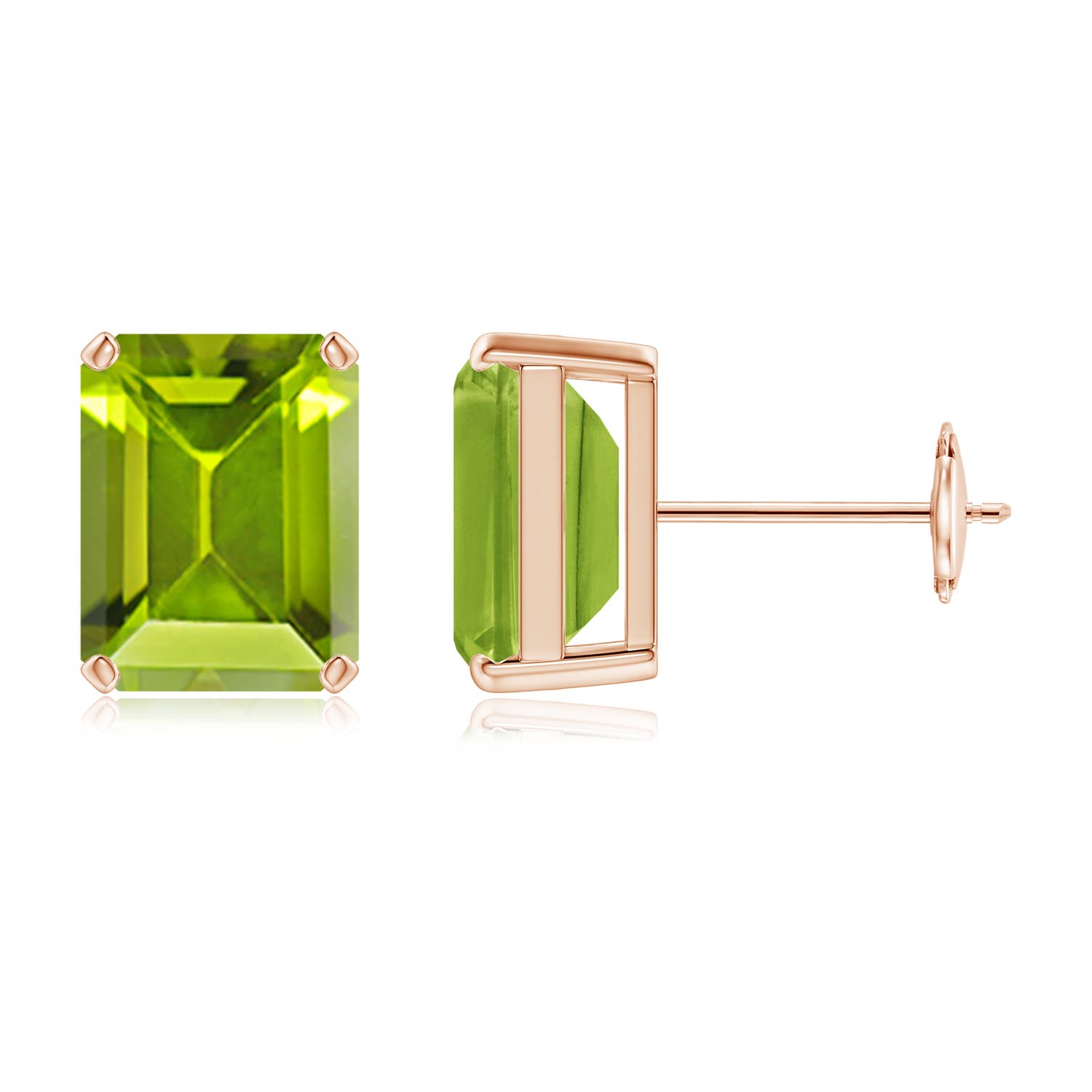 AAA - Peridot / 4.7 CT / 14 KT Rose Gold