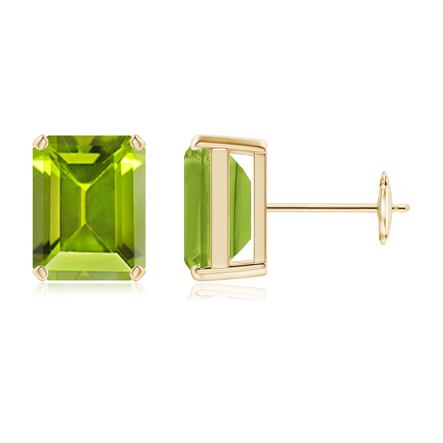 AAA - Peridot / 4.7 CT / 14 KT Yellow Gold