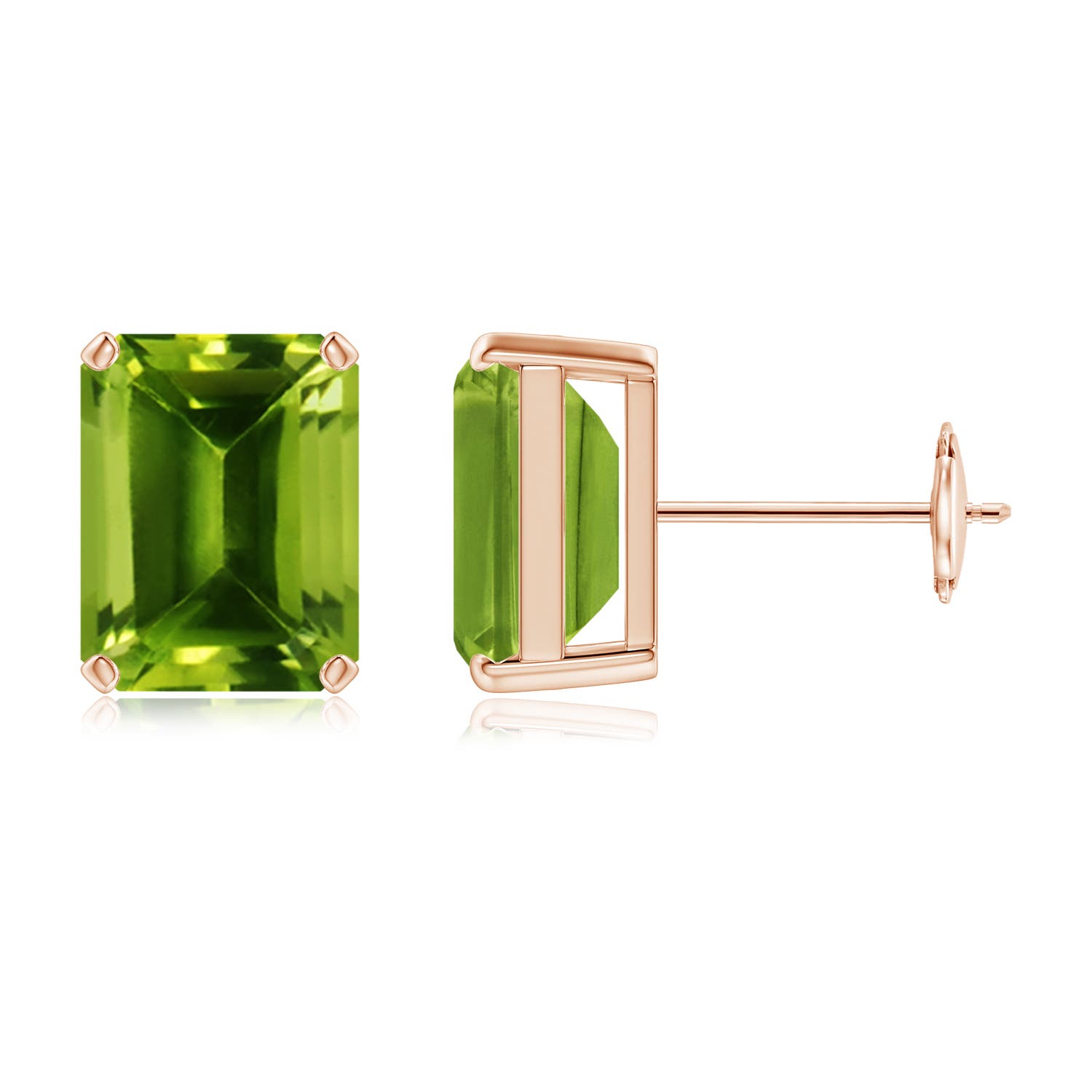 AAAA - Peridot / 4.7 CT / 14 KT Rose Gold