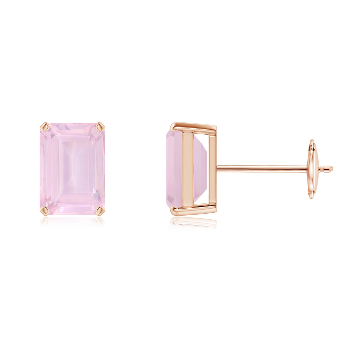 AAA - Rose Quartz / 1.7 CT / 14 KT Rose Gold