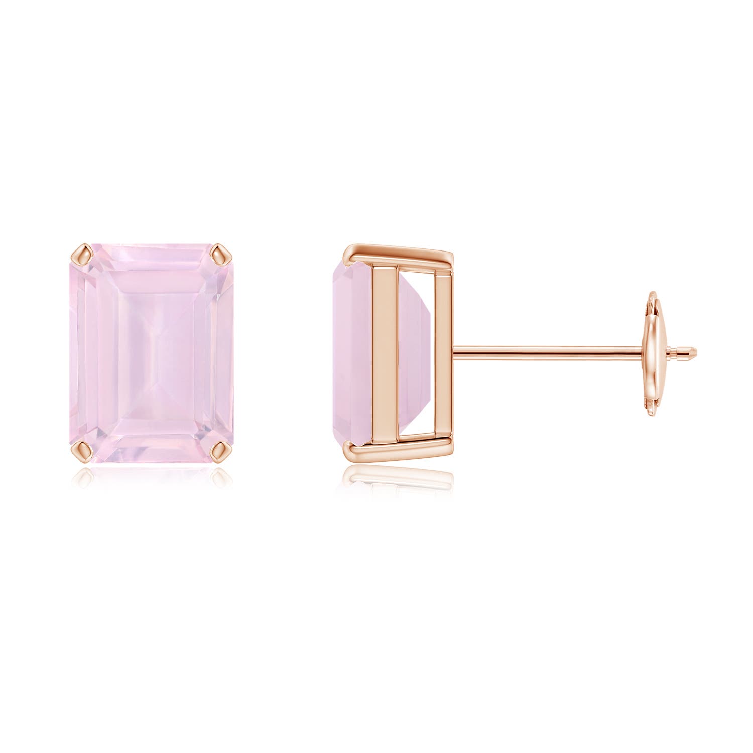 AA - Rose Quartz / 3.1 CT / 14 KT Rose Gold