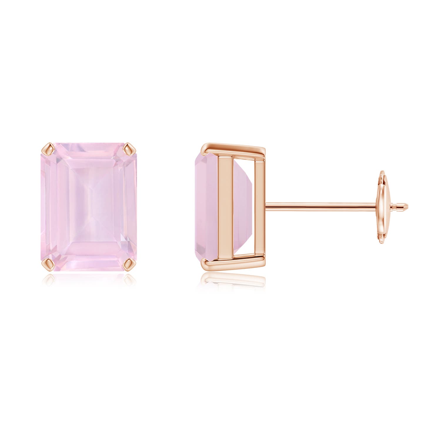 AAA - Rose Quartz / 3.1 CT / 14 KT Rose Gold