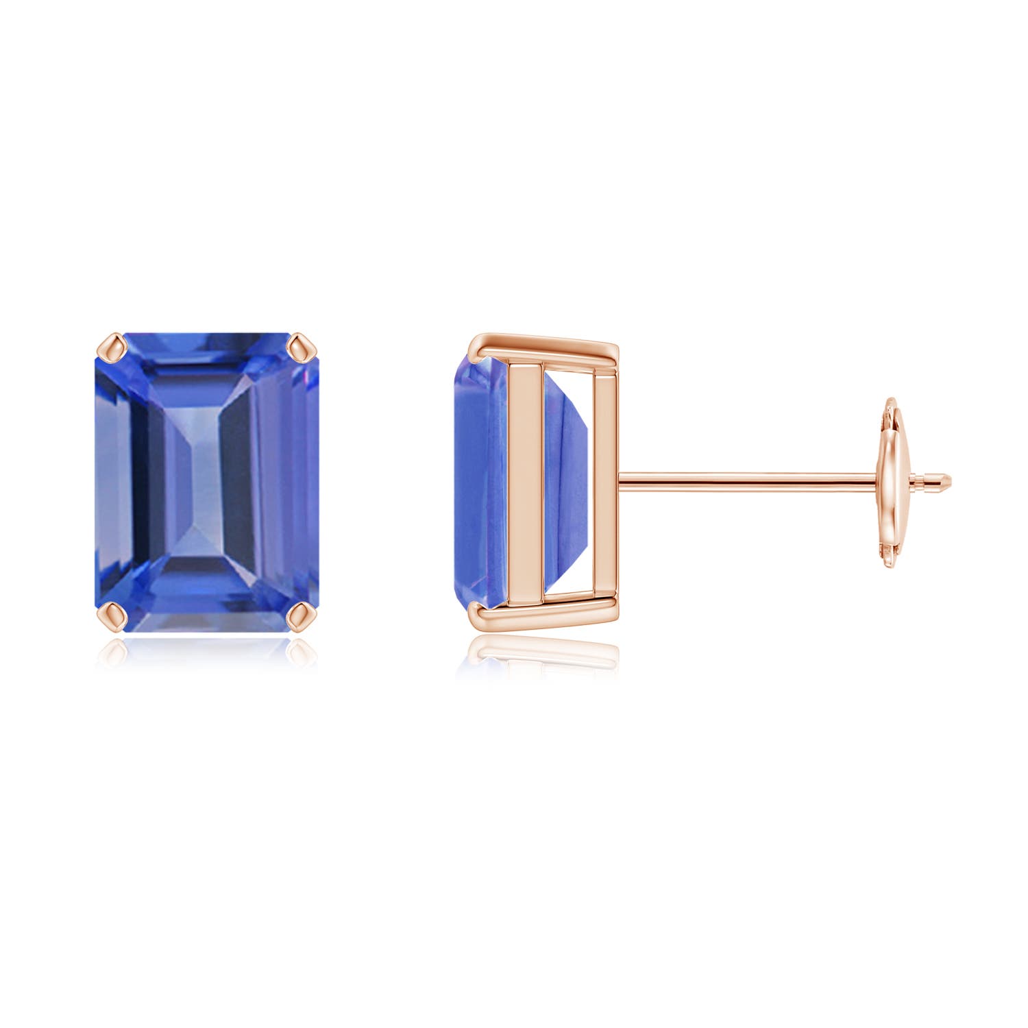 AA - Tanzanite / 3 CT / 14 KT Rose Gold