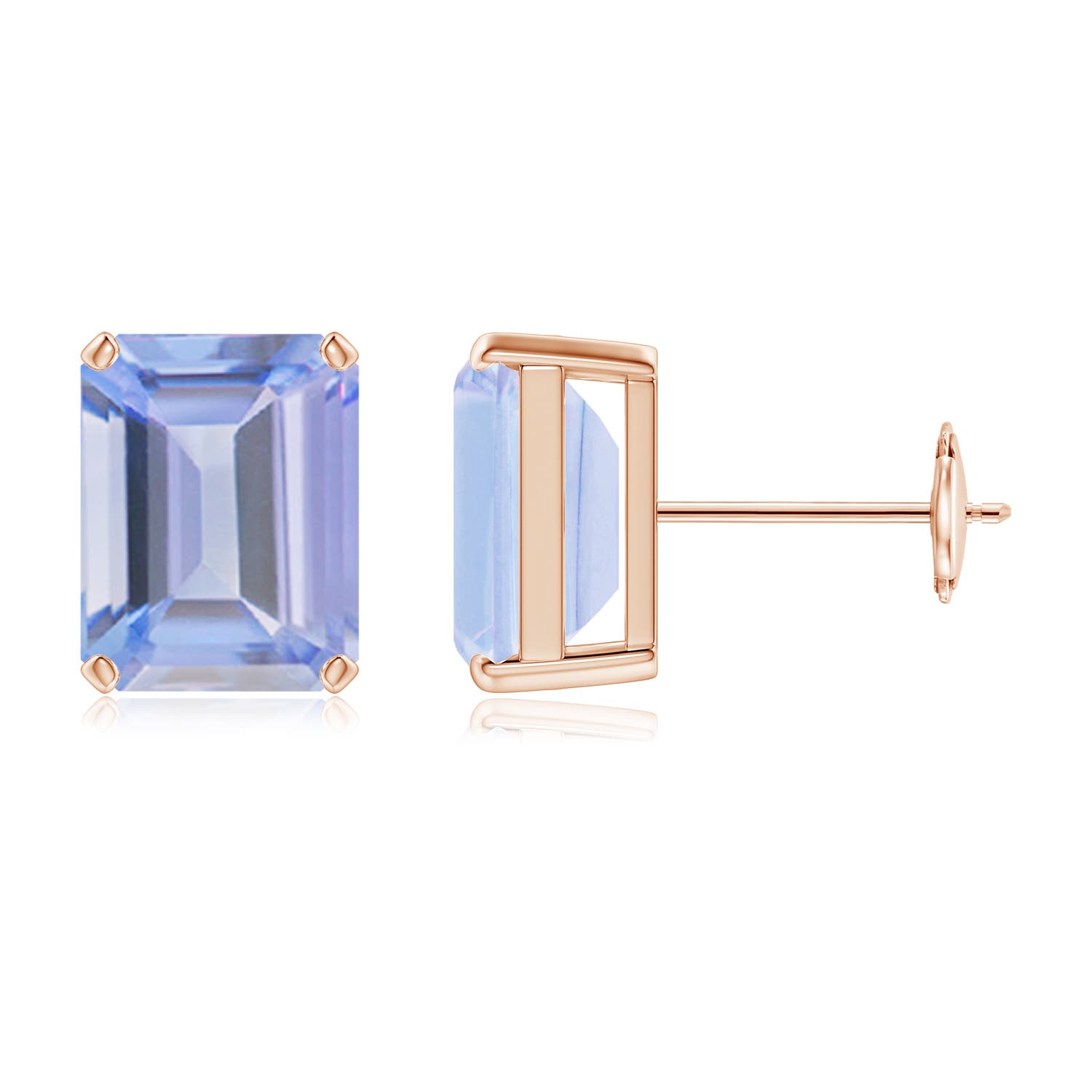 A - Tanzanite / 4.8 CT / 14 KT Rose Gold