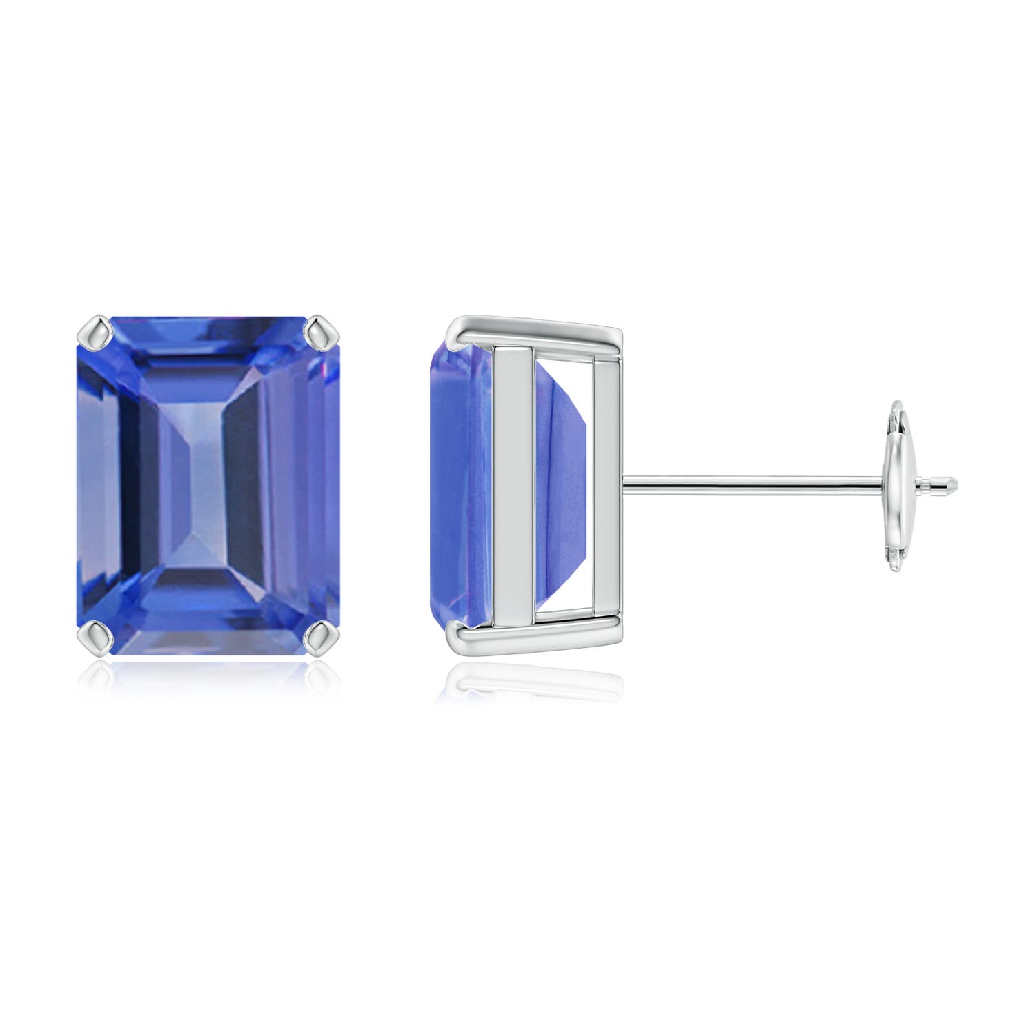 AA - Tanzanite / 4.8 CT / 14 KT White Gold