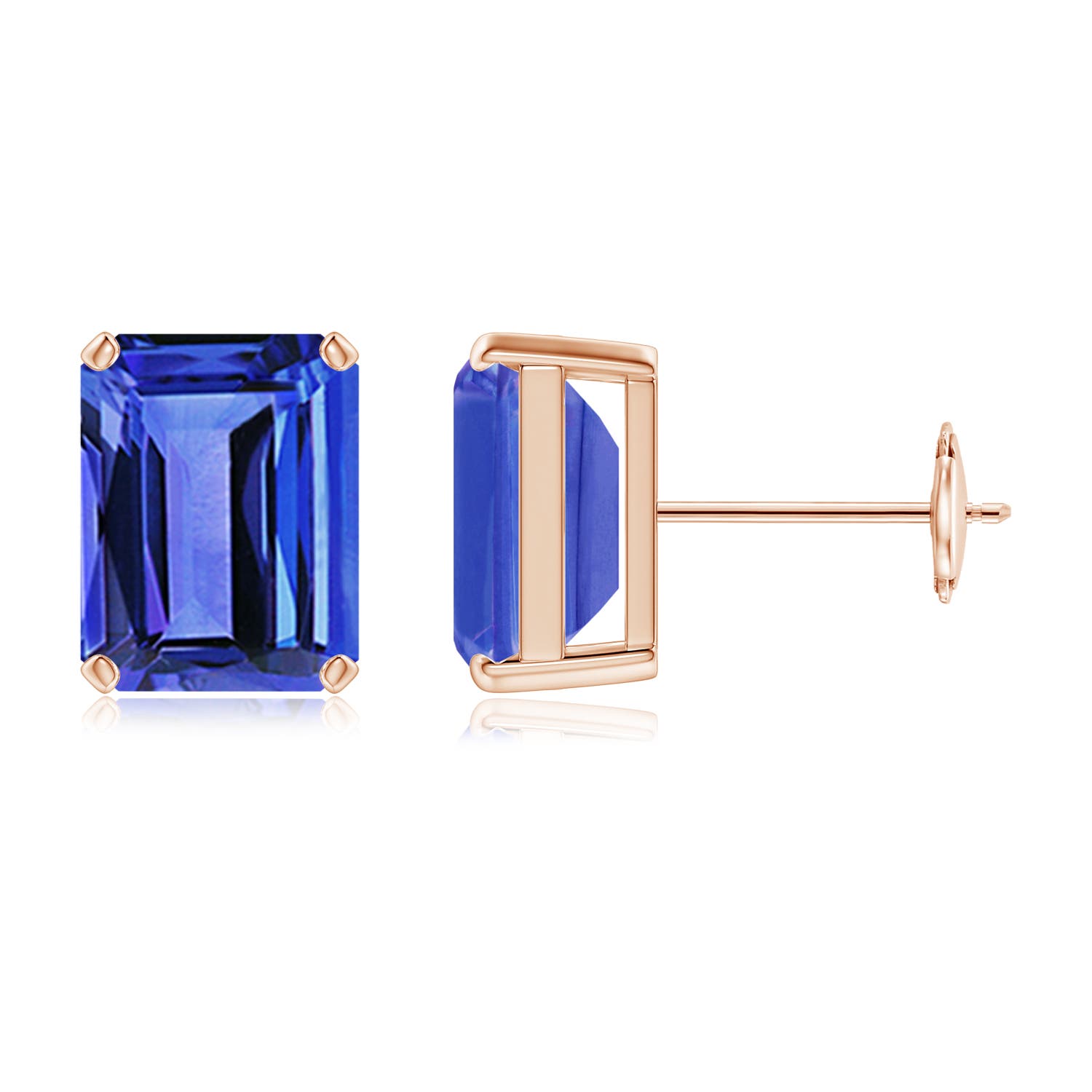 AAA - Tanzanite / 4.8 CT / 14 KT Rose Gold