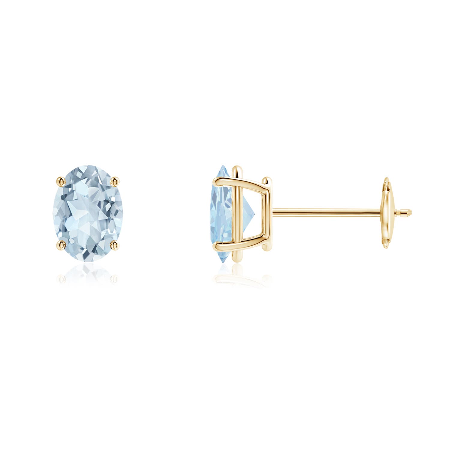 A - Aquamarine / 1.2 CT / 14 KT Yellow Gold