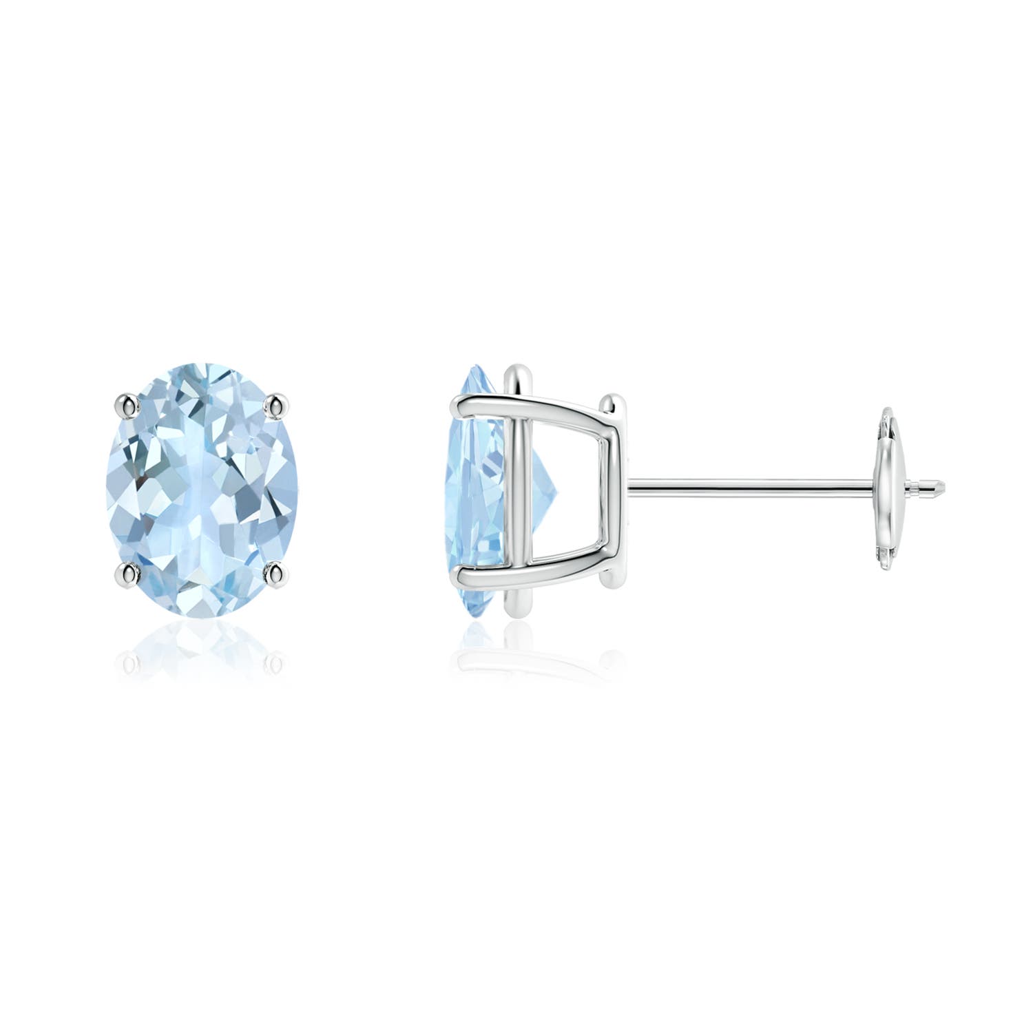 AA - Aquamarine / 2 CT / 14 KT White Gold