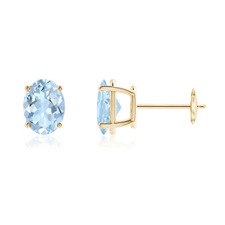 Oval AA Aquamarine