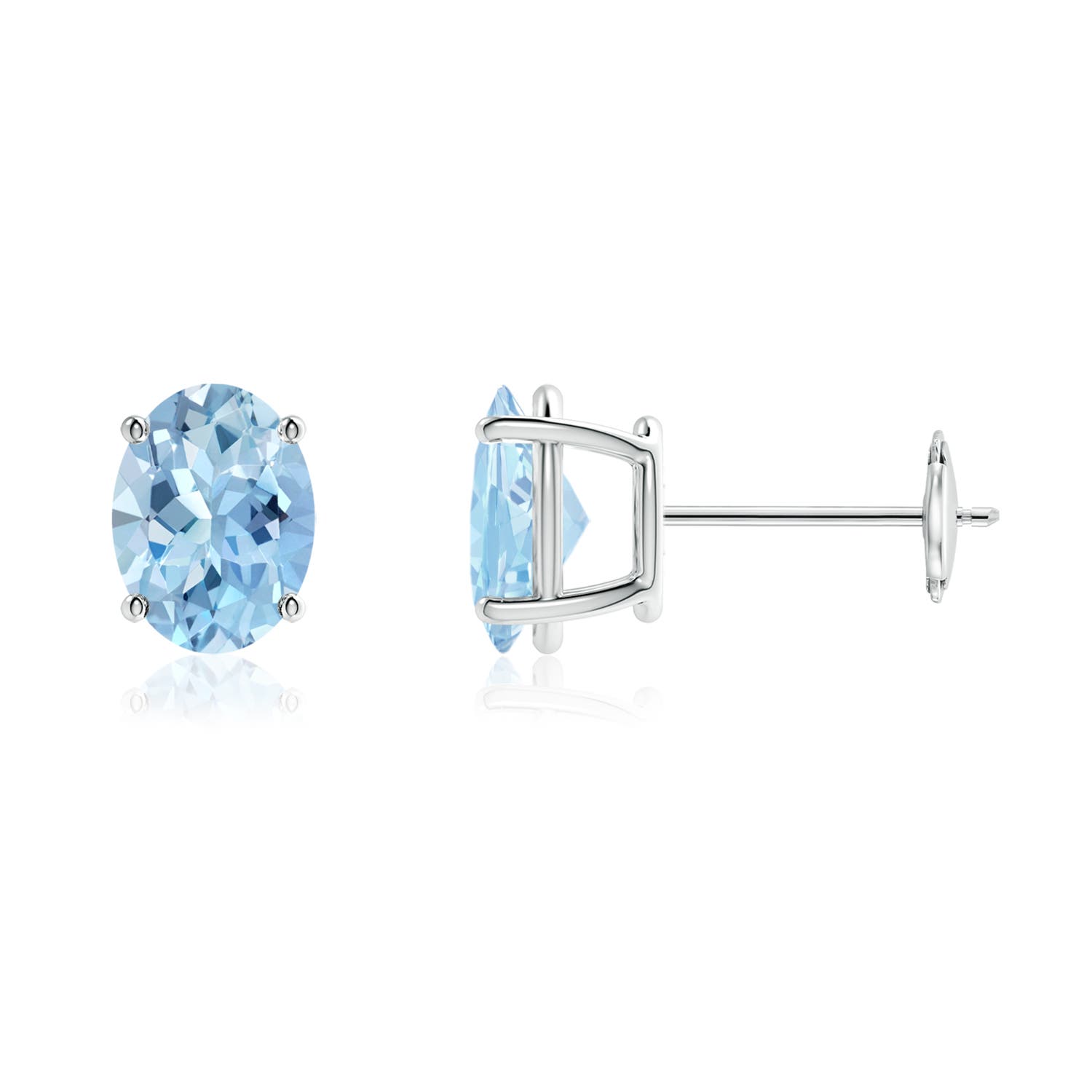 AAA - Aquamarine / 2 CT / 14 KT White Gold