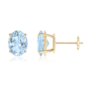 Oval AA Aquamarine