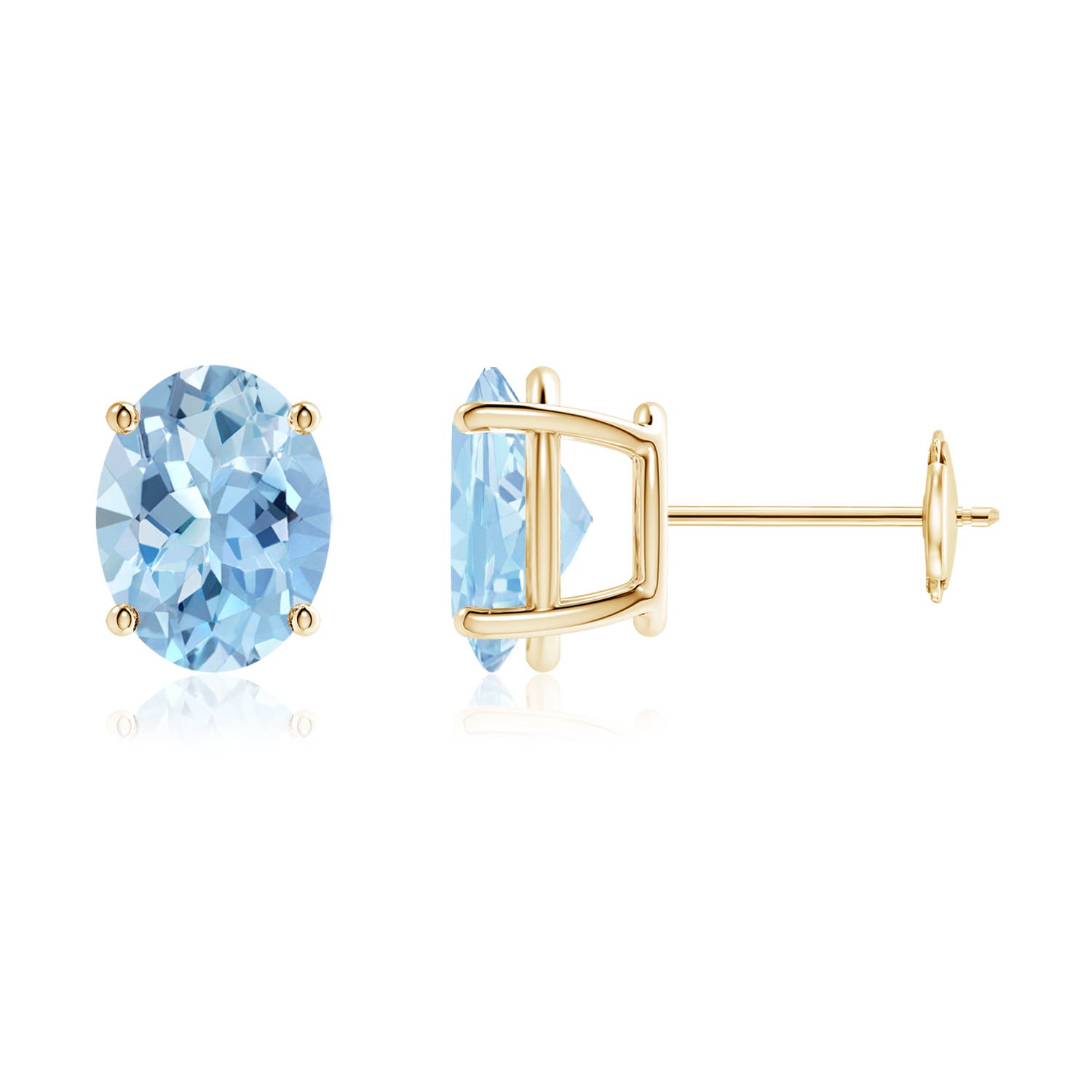 AAA - Aquamarine / 3 CT / 14 KT Yellow Gold