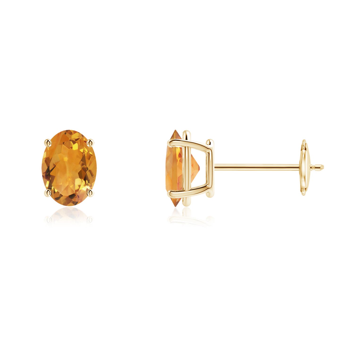 AA - Citrine / 1.5 CT / 14 KT Yellow Gold