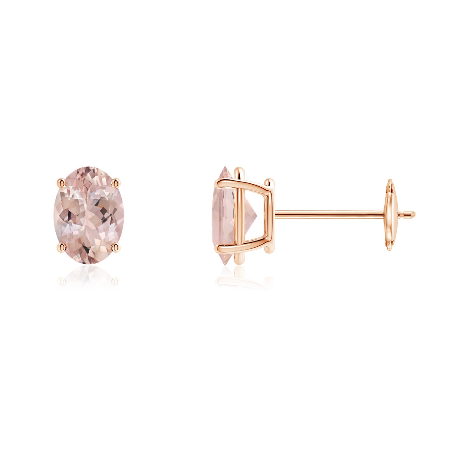 AA - Morganite / 1.4 CT / 14 KT Rose Gold