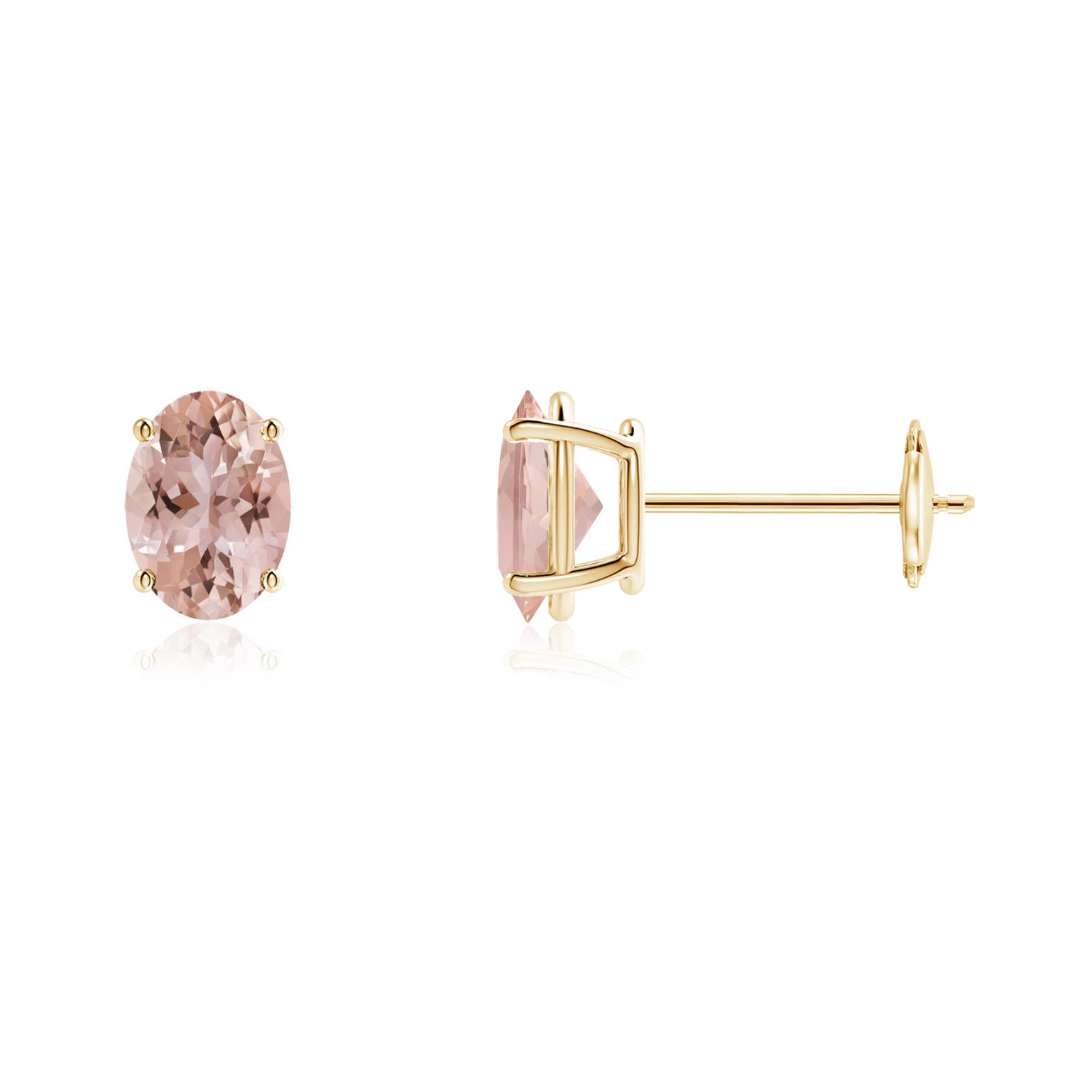 AAA - Morganite / 1.4 CT / 14 KT Yellow Gold